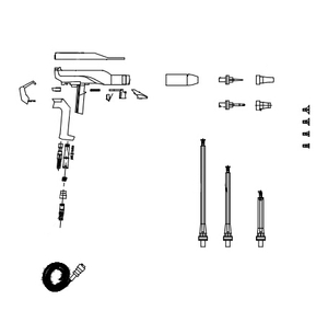 GM03 Manual Powder Gun Spare Parts (Gema NON OEM parts)