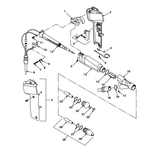 Vantage Spray Gun Parts