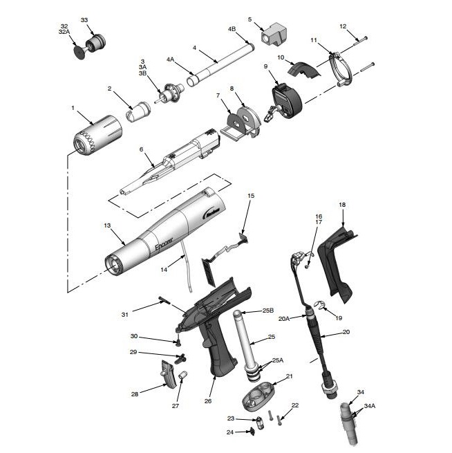 Encore Powder Outlet Tube 1085024