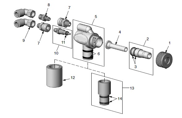 encore powder feed pump parts