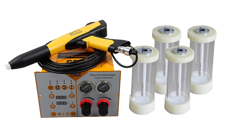 fast color change powder coating kit